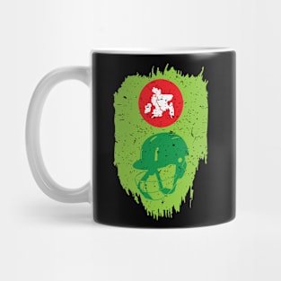 Bangladesh Cricket Player Batsman Helmet Design Mug